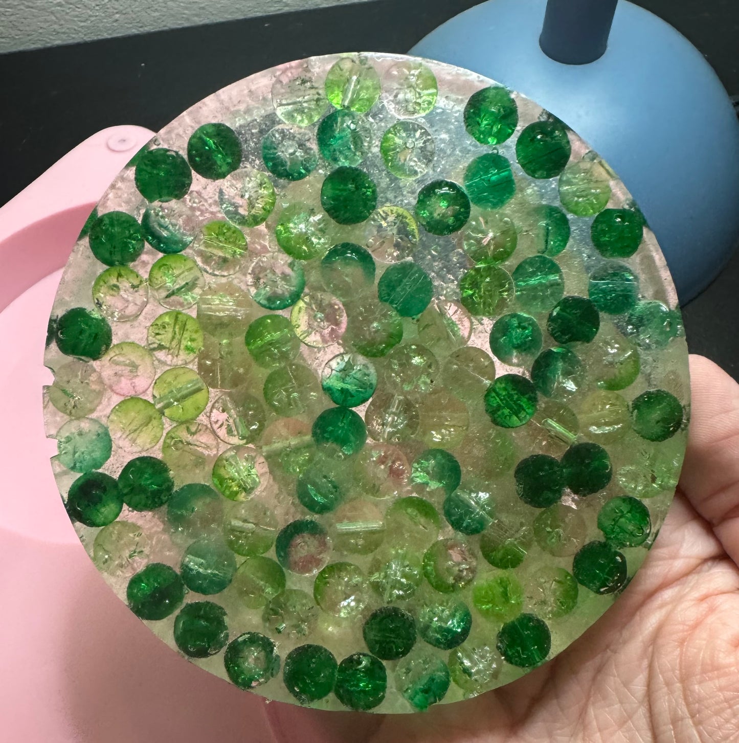 Green reusable picky pad
