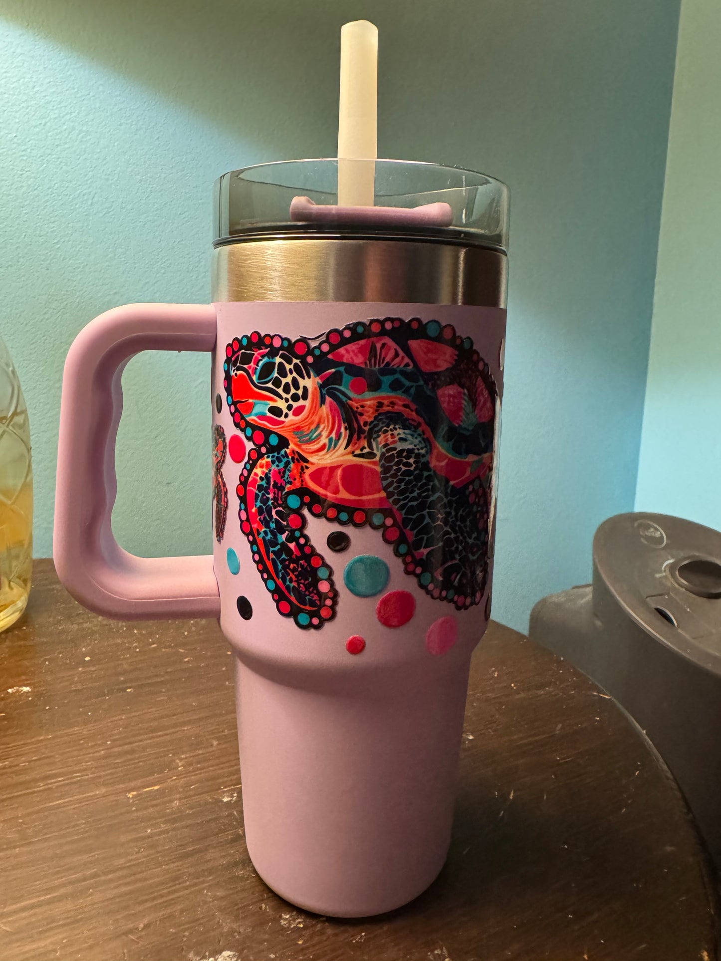 18oz tumbler with handle